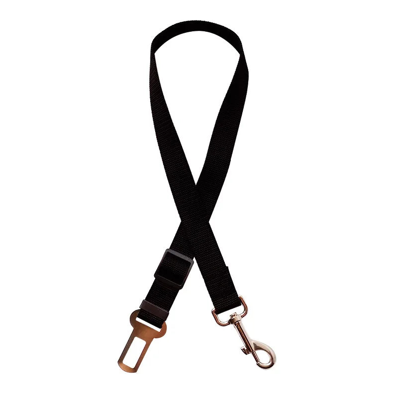 Accessoires réglables pour chiens, ceinture de sécurité pour animaux de compagnie, chat, chien, siège pour animaux de compagnie, harnais pour véhicule, Clip en plomb, levier de sécurité, colliers de Traction pour chien