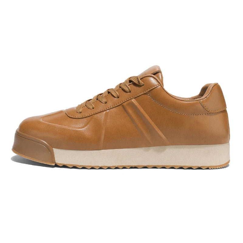 Chaussures pour hommes en automne et en hiver, avec surface en cuir antidérapante et semelle épaisse, adaptées aux sports décontractés, au travail, à la conduite et