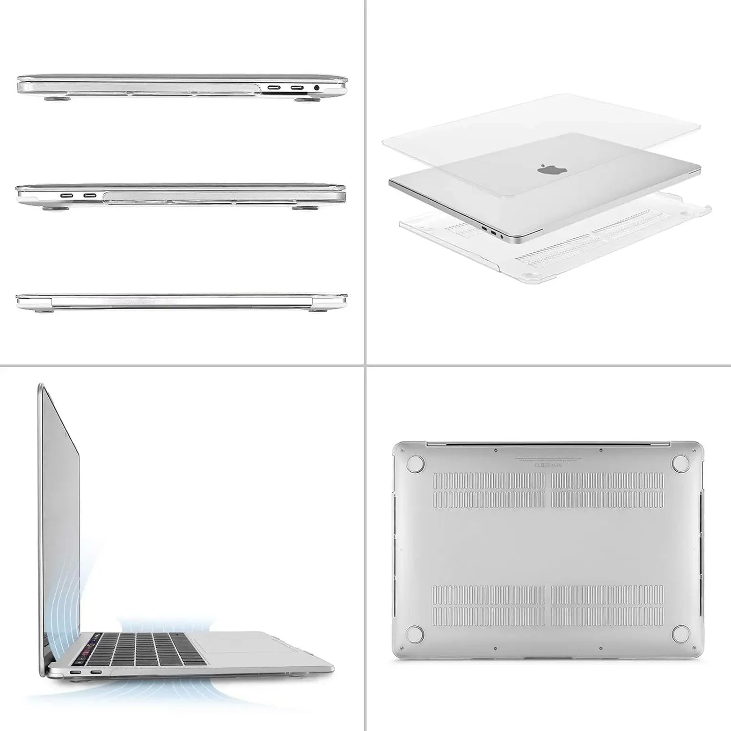 Étui pour ordinateur portable 2020 2024 2023 MacBook Air 13 15 16 Pro 14 pouces M4 M3 M2 M1 A3112 A3185 A3401 A2918 A3240 A3113 A2681