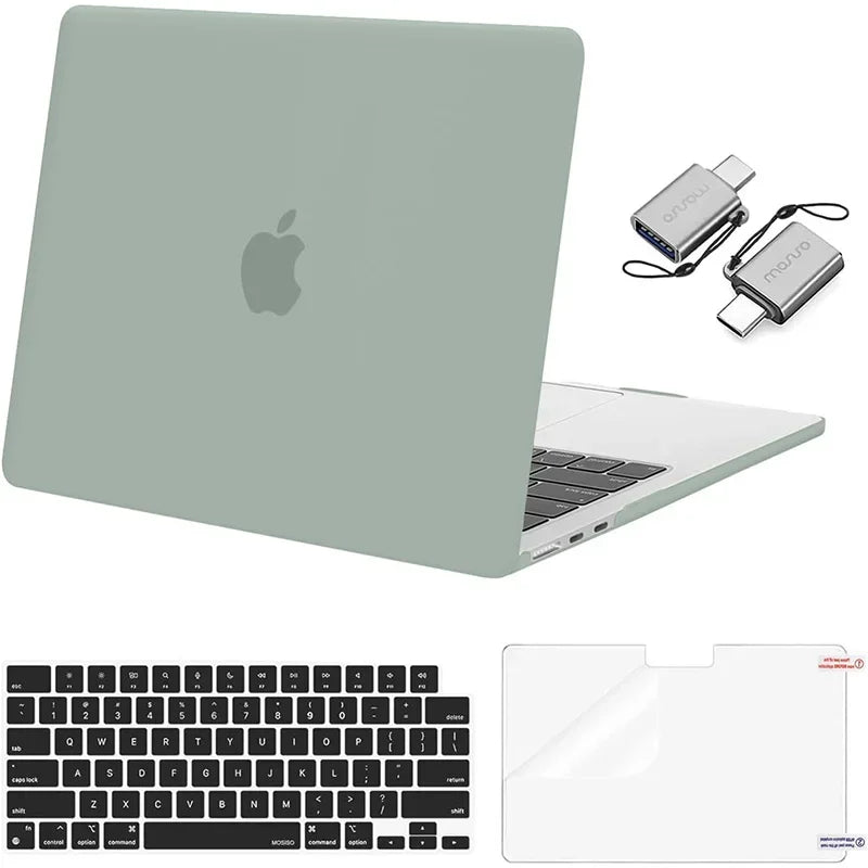 Étui pour ordinateur portable 2020 2024 2023 MacBook Air 13 15 16 Pro 14 pouces M4 M3 M2 M1 A3112 A3185 A3401 A2918 A3240 A3113 A2681