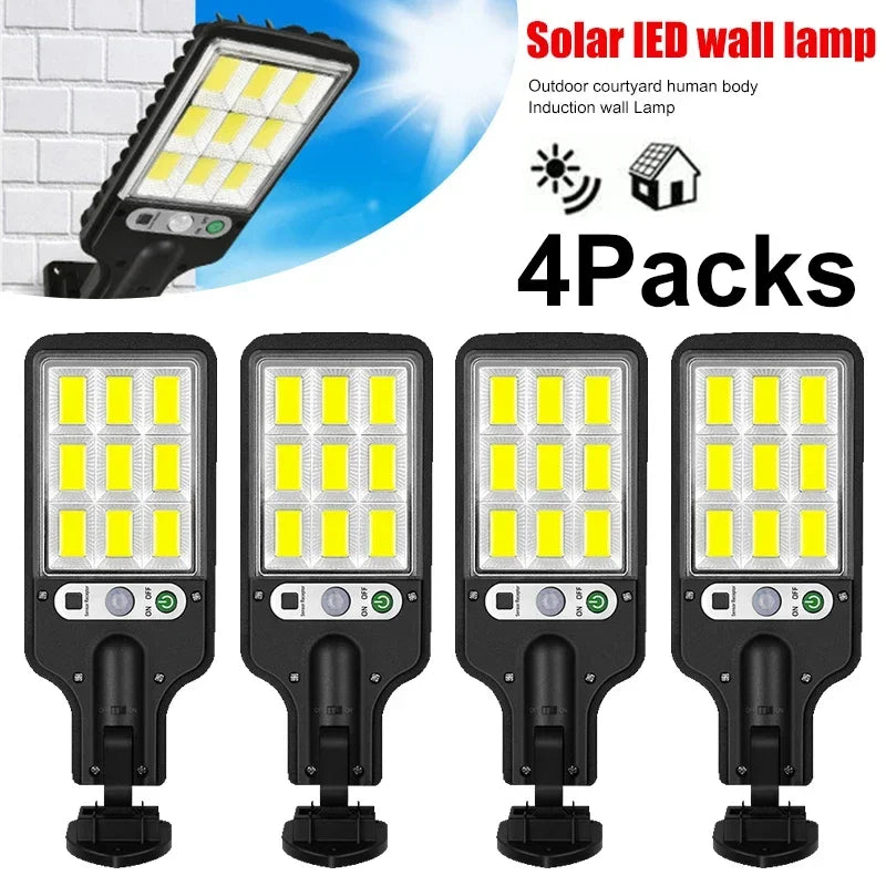 Applique Murale Solaire à LED pour l'Extérieur, Rechargeable, pour Cour, Jardin, Terrasse, Porte de Garage, Éclairage de Rue