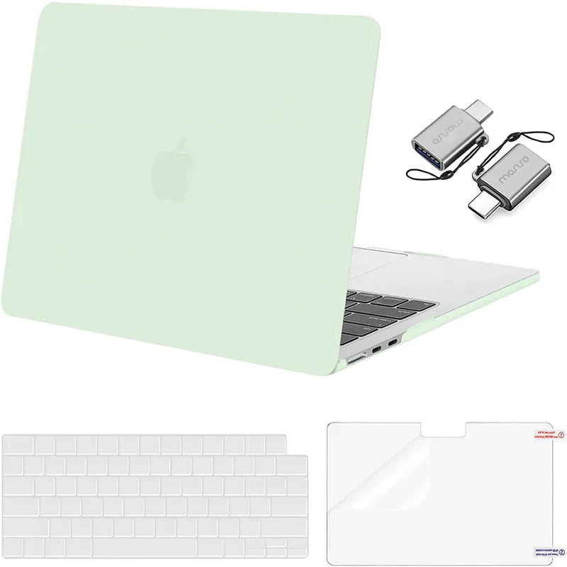 Étui pour ordinateur portable 2020 2024 2023 MacBook Air 13 15 16 Pro 14 pouces M4 M3 M2 M1 A3112 A3185 A3401 A2918 A3240 A3113 A2681