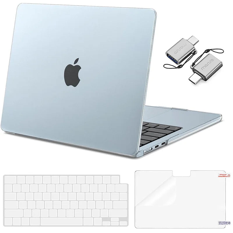 Étui pour ordinateur portable 2020 2024 2023 MacBook Air 13 15 16 Pro 14 pouces M4 M3 M2 M1 A3112 A3185 A3401 A2918 A3240 A3113 A2681