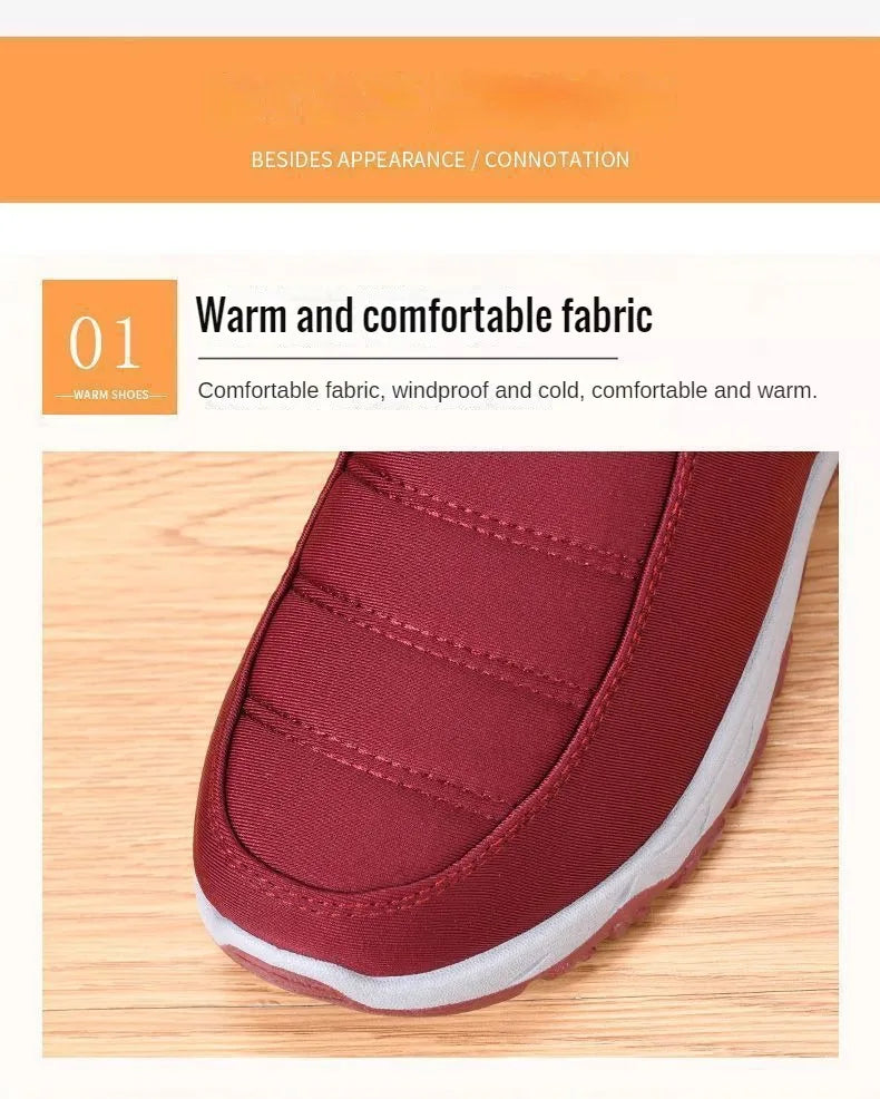 Chaussures pour hommes automne hiver décontracté coton chaud résistant à l'usure semelle épaisse abordable livraison gratuite