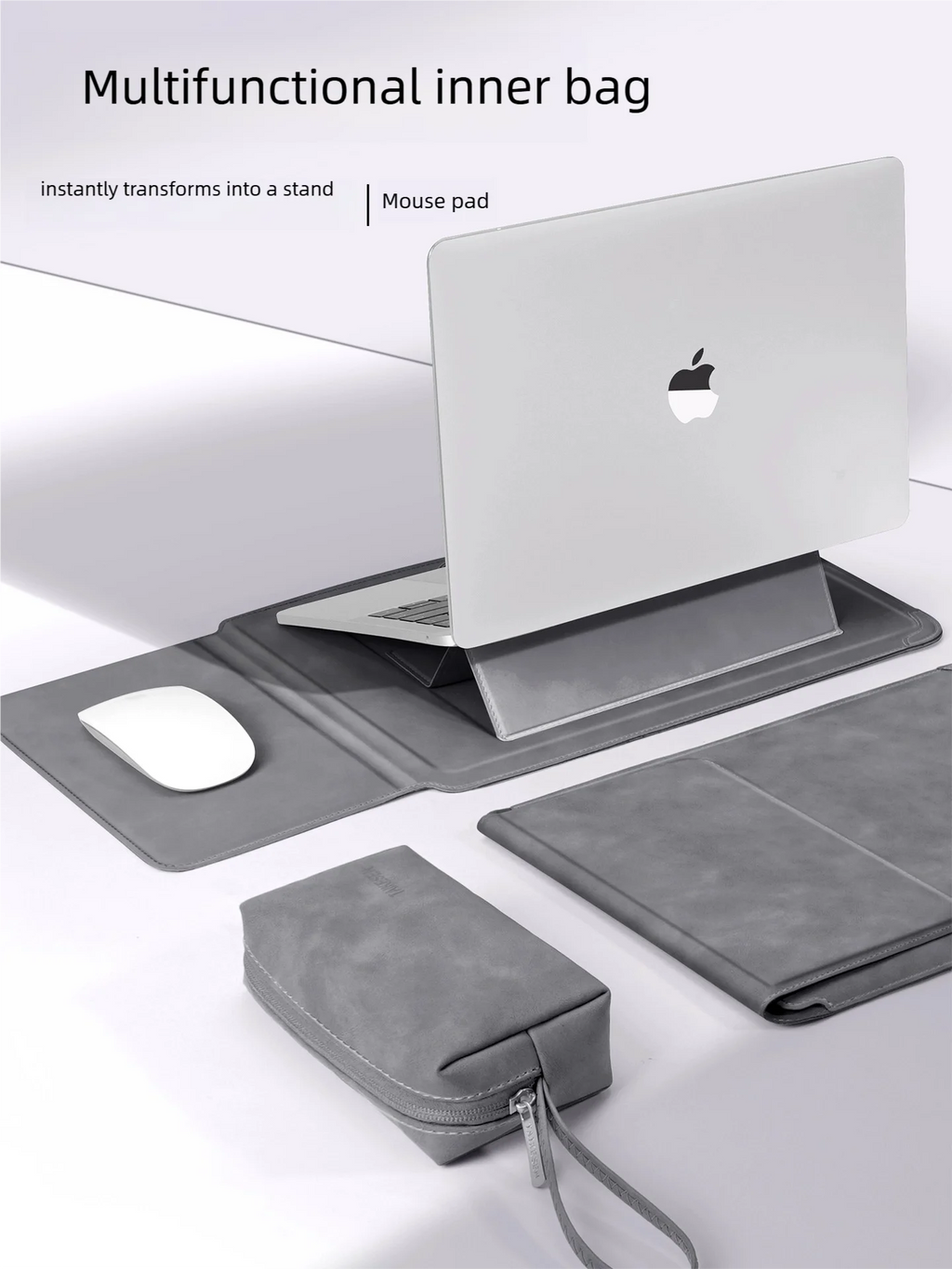 Housse pour ordinateur portable 13 14 15 15.6 16 pouces pour Huawei HP DELL sac pour Macbook Air Pro 13 13.6 M4 étui pour ordinateur portable avec support hommes femmes