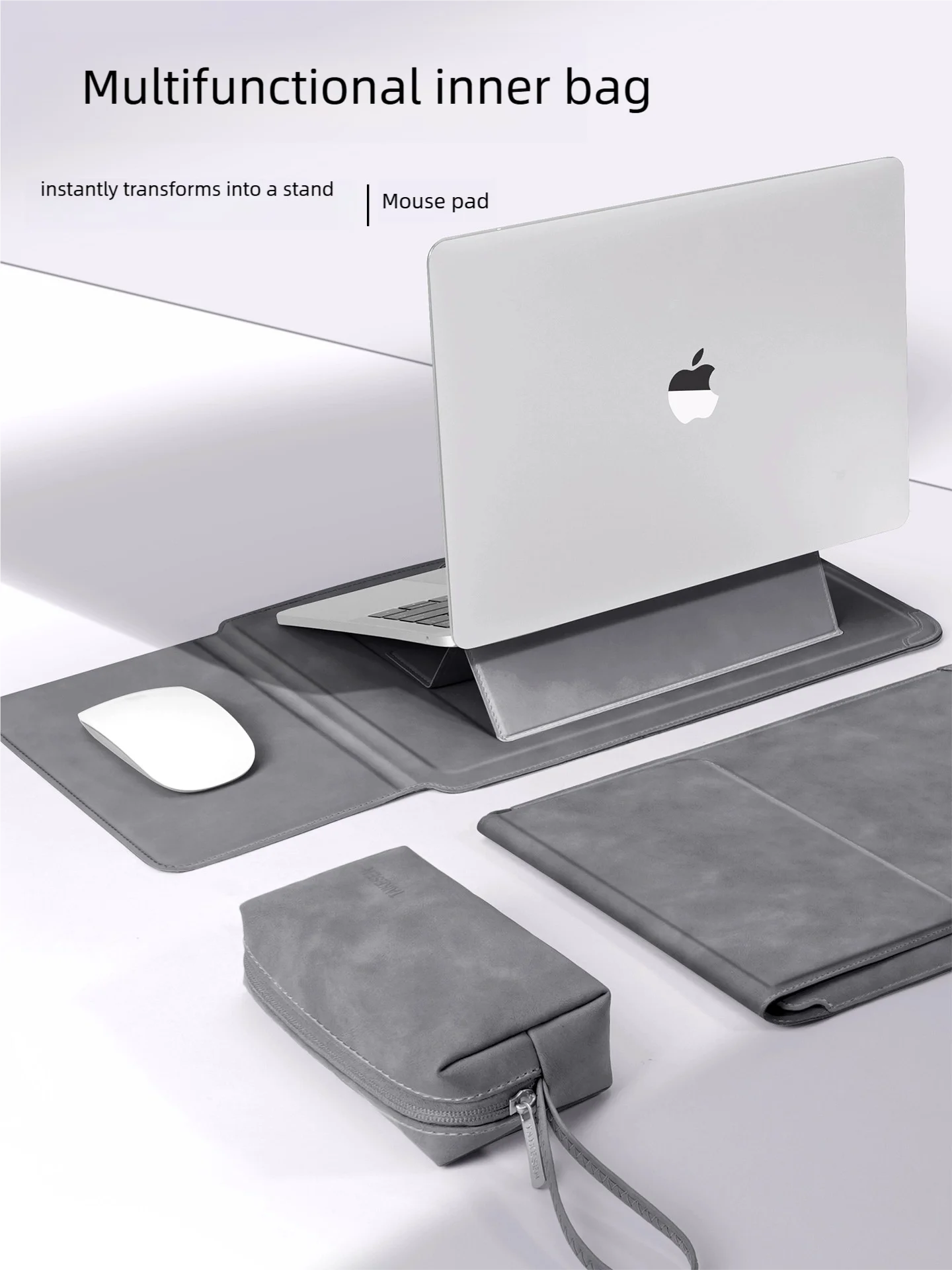 Housse pour ordinateur portable 13 14 15 15.6 16 pouces pour Huawei HP DELL sac pour Macbook Air Pro 13 13.6 M4 étui pour ordinateur portable avec support hommes femmes