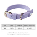 Collier en cuir PU pour animal de compagnie, accessoires mignons pour chien, ULde traction en alliage, boucle de cou pour chat, nounours et schnauzer, détruire et décorer