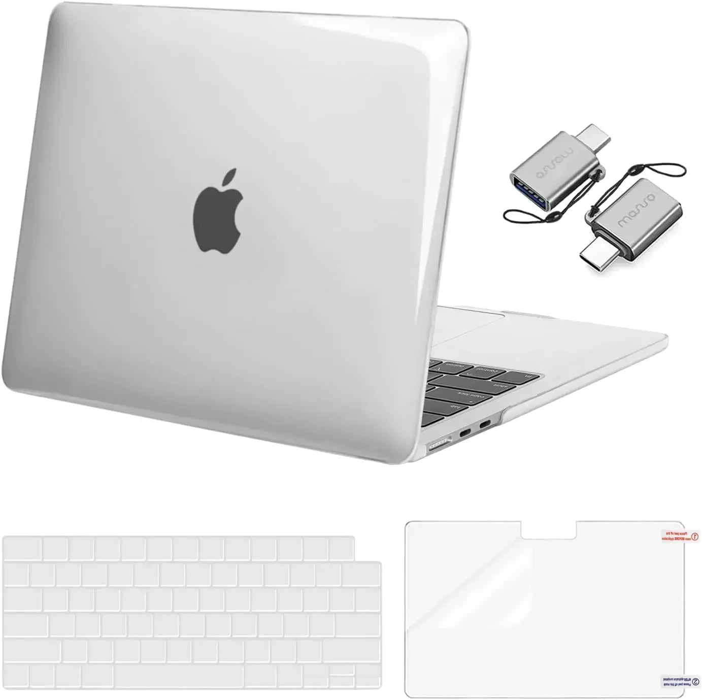 Étui pour ordinateur portable 2020 2024 2023 MacBook Air 13 15 16 Pro 14 pouces M4 M3 M2 M1 A3112 A3185 A3401 A2918 A3240 A3113 A2681