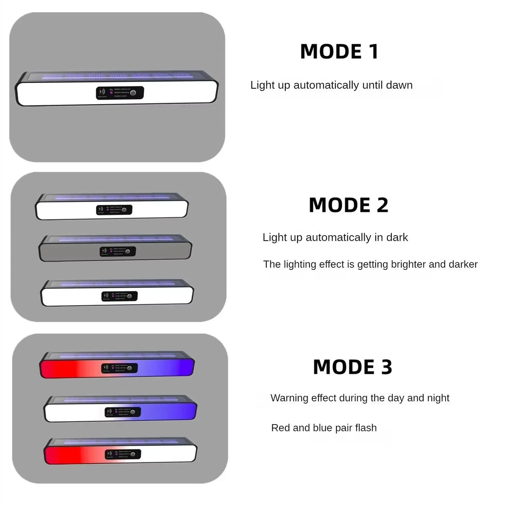Applique Murale Solaire à LED pour l'Extérieur, Rechargeable, pour Cour, Jardin, Terrasse, Porte de Garage, Éclairage de Rue