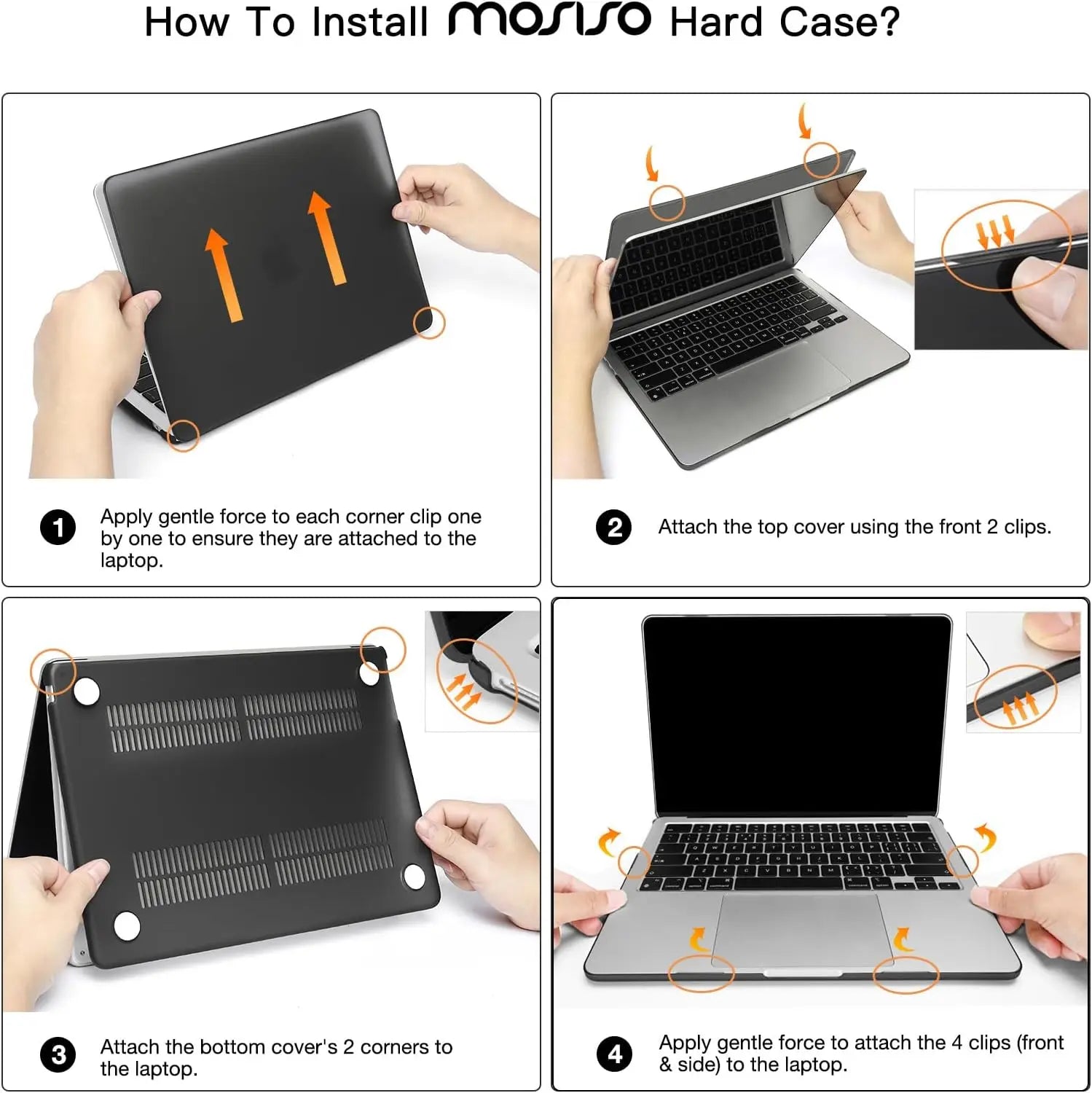 Étui pour ordinateur portable 2020 2024 2023 MacBook Air 13 15 16 Pro 14 pouces M4 M3 M2 M1 A3112 A3185 A3401 A2918 A3240 A3113 A2681