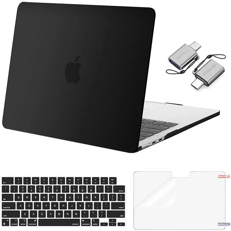 Étui pour ordinateur portable 2020 2024 2023 MacBook Air 13 15 16 Pro 14 pouces M4 M3 M2 M1 A3112 A3185 A3401 A2918 A3240 A3113 A2681