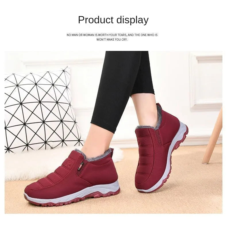 Chaussures pour hommes automne hiver décontracté coton chaud résistant à l'usure semelle épaisse abordable livraison gratuite