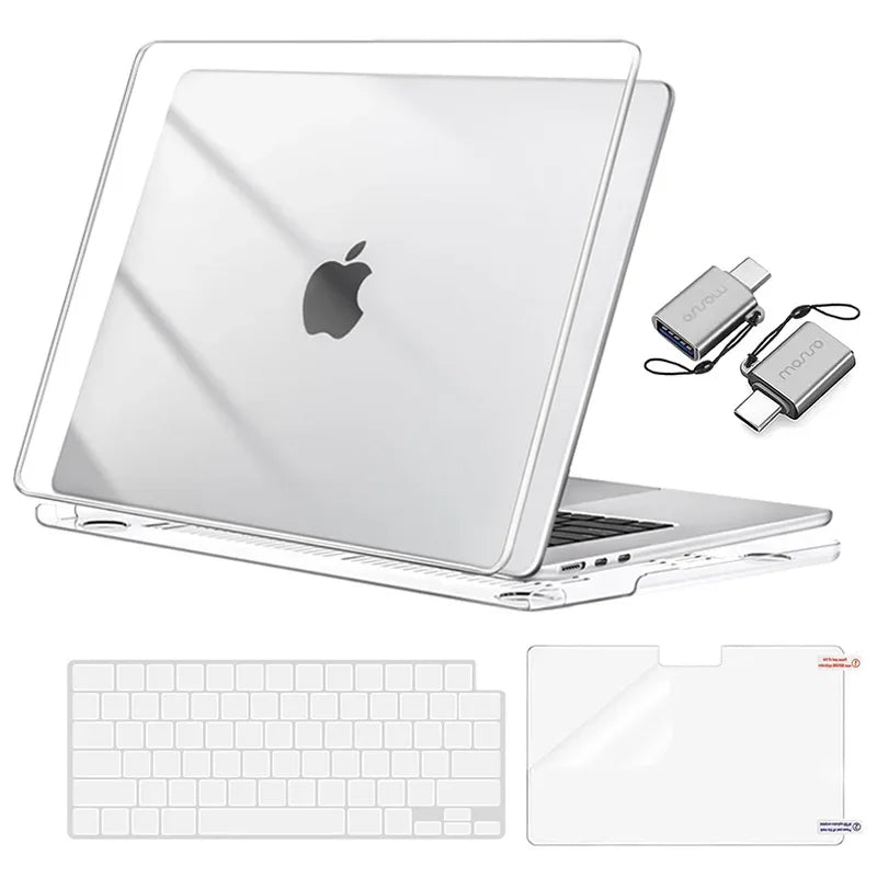 Étui pour ordinateur portable 2020 2024 2023 MacBook Air 13 15 16 Pro 14 pouces M4 M3 M2 M1 A3112 A3185 A3401 A2918 A3240 A3113 A2681
