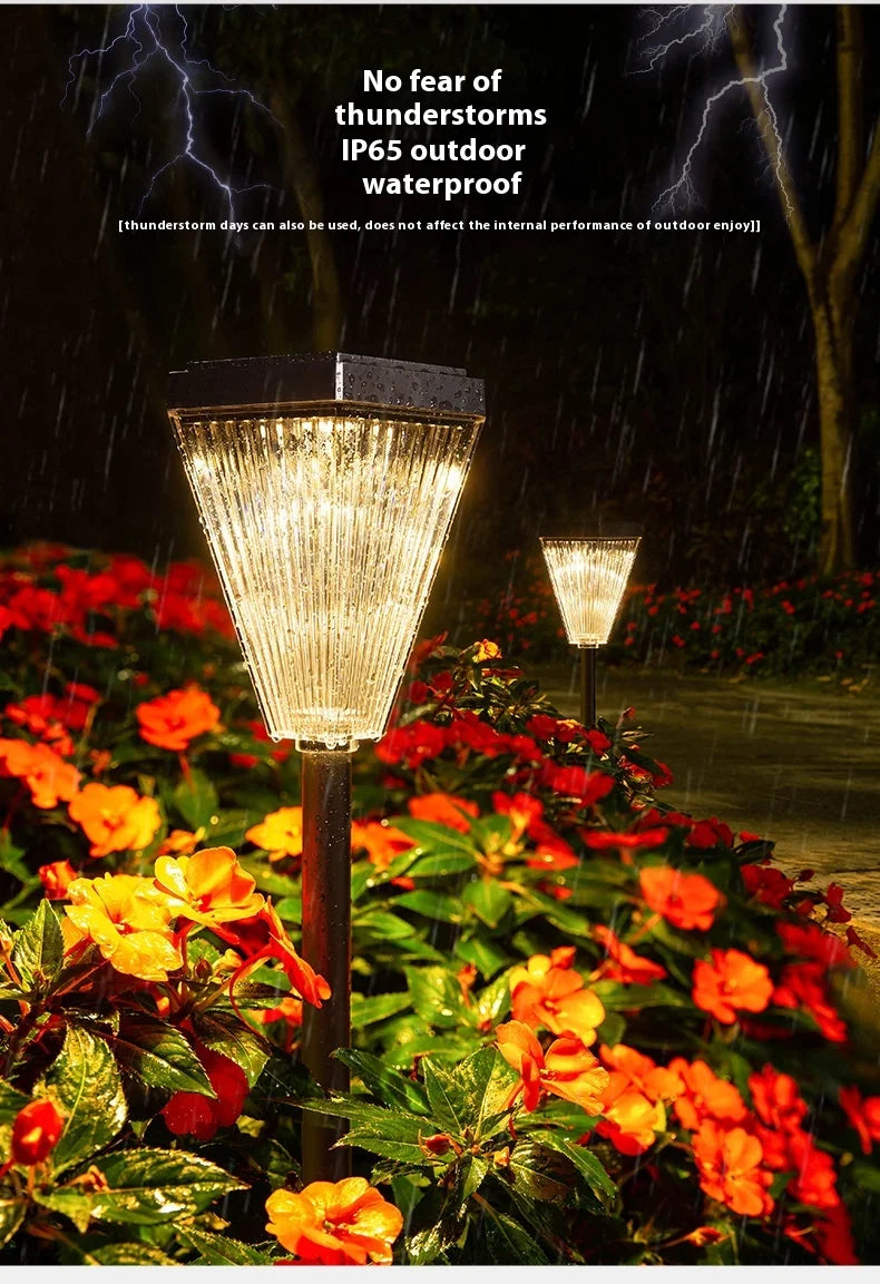Lampes solaires pour la maison, l'éclairage d'ambiance de villa et de cour, lampes de jardin extérieures à haute luminosité