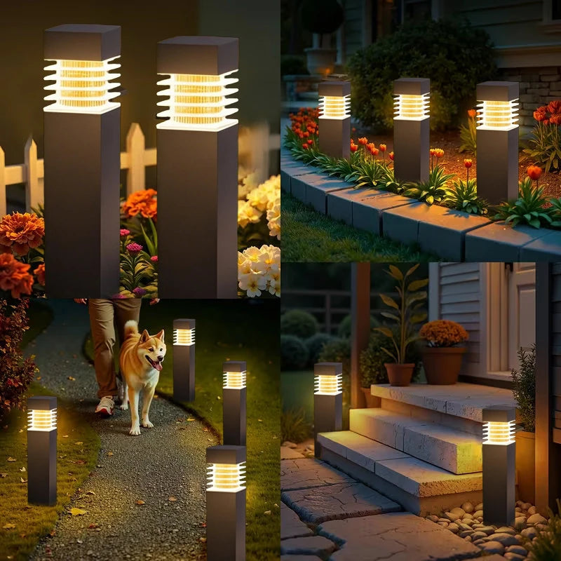 Lampe solaire LED pour chemin, décoration de jardin, pelouse, patio, balcon, cour, allée, lampes solaires