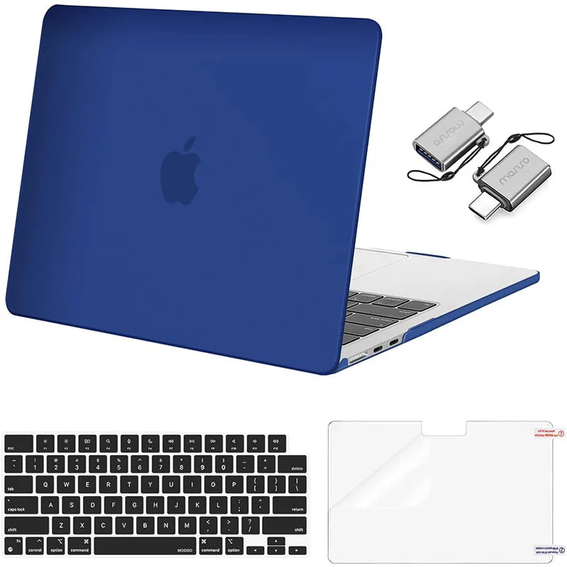 Étui pour ordinateur portable 2020 2024 2023 MacBook Air 13 15 16 Pro 14 pouces M4 M3 M2 M1 A3112 A3185 A3401 A2918 A3240 A3113 A2681