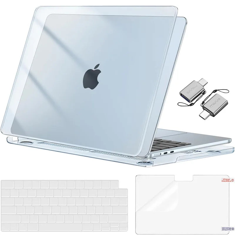 Étui pour ordinateur portable 2020 2024 2023 MacBook Air 13 15 16 Pro 14 pouces M4 M3 M2 M1 A3112 A3185 A3401 A2918 A3240 A3113 A2681