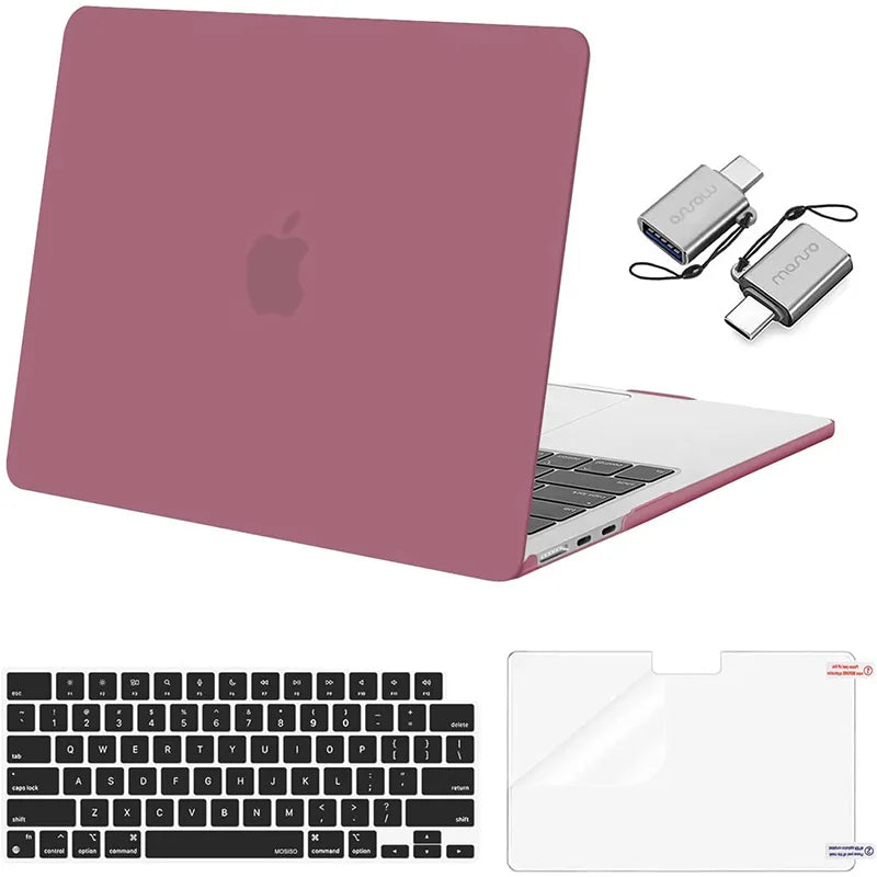 Étui pour ordinateur portable 2020 2024 2023 MacBook Air 13 15 16 Pro 14 pouces M4 M3 M2 M1 A3112 A3185 A3401 A2918 A3240 A3113 A2681