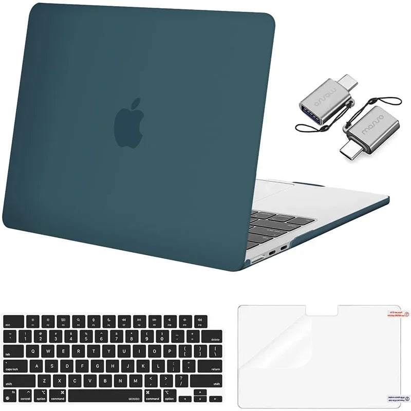 Étui pour ordinateur portable 2020 2024 2023 MacBook Air 13 15 16 Pro 14 pouces M4 M3 M2 M1 A3112 A3185 A3401 A2918 A3240 A3113 A2681