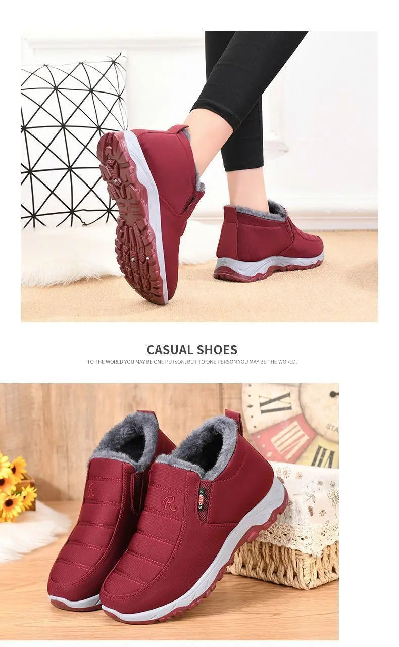 Chaussures pour hommes automne hiver décontracté coton chaud résistant à l'usure semelle épaisse abordable livraison gratuite
