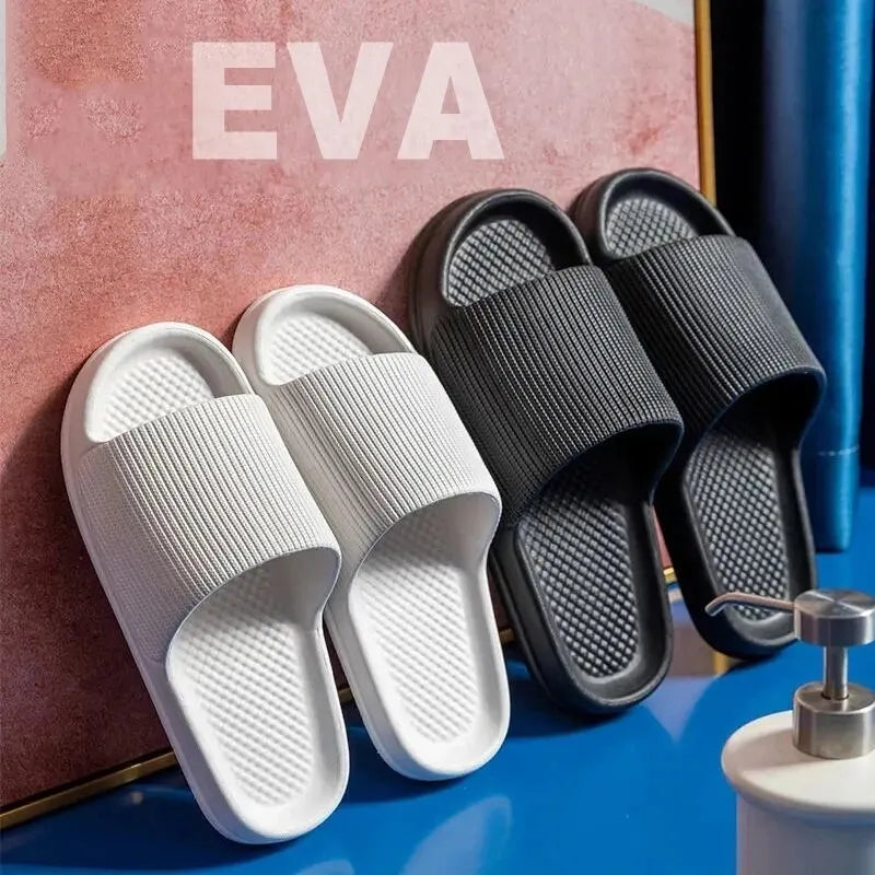 Chaussures de douche de massage à semelle souple pour hommes et femmes, pantoufles à la mode, imperméables, non ald, maison, loisirs, couples