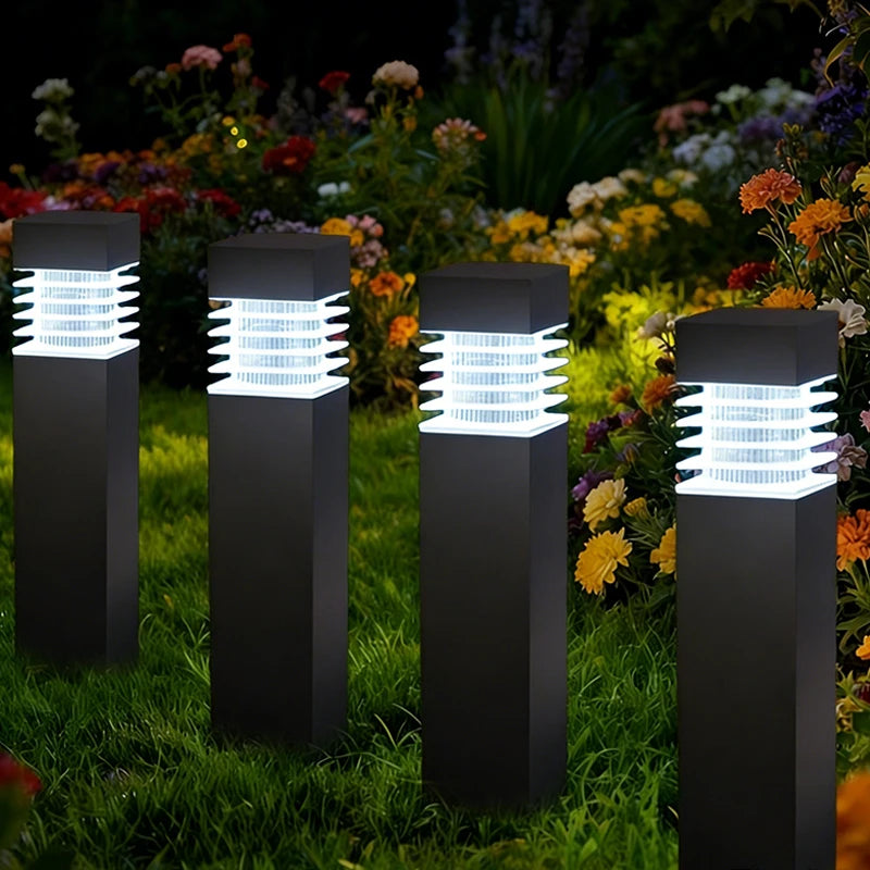Lampe solaire LED pour chemin, décoration de jardin, pelouse, patio, balcon, cour, allée, lampes solaires