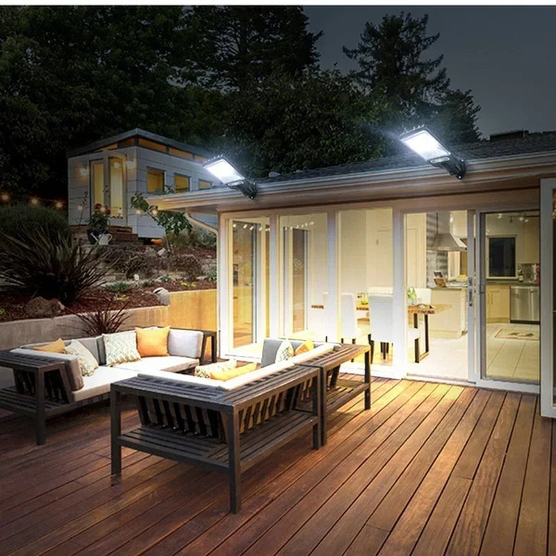 Applique Murale Solaire à LED pour l'Extérieur, Rechargeable, pour Cour, Jardin, Terrasse, Porte de Garage, Éclairage de Rue