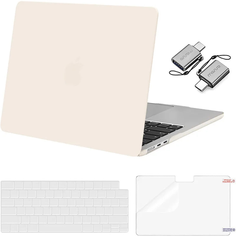 Étui pour ordinateur portable 2020 2024 2023 MacBook Air 13 15 16 Pro 14 pouces M4 M3 M2 M1 A3112 A3185 A3401 A2918 A3240 A3113 A2681