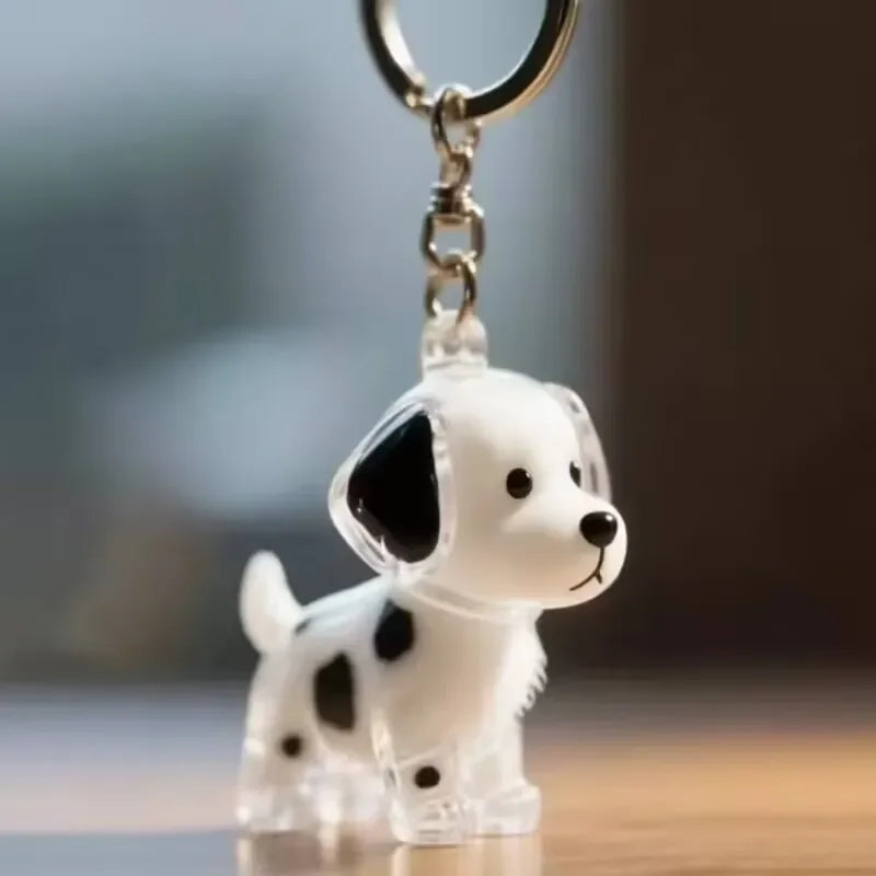 Pendentif de rangement de cheveux de chiens, mignon, pendentif de sac, Couple, porte-clés de voiture, bijoux, Collection Souvenir, cadeau de décoration, accessoires pour chiens