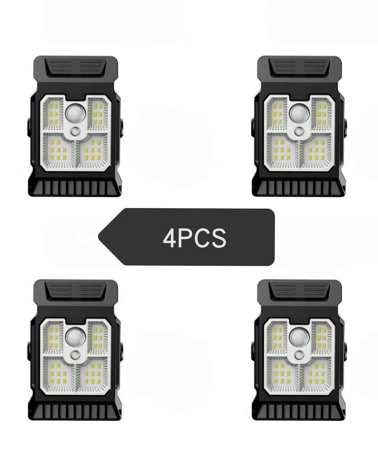 Lampe de cour à énergie solaire, éclairage de jardin domestique, détection du corps humain, clip extérieur multifonctionnel sur lampe de pelouse