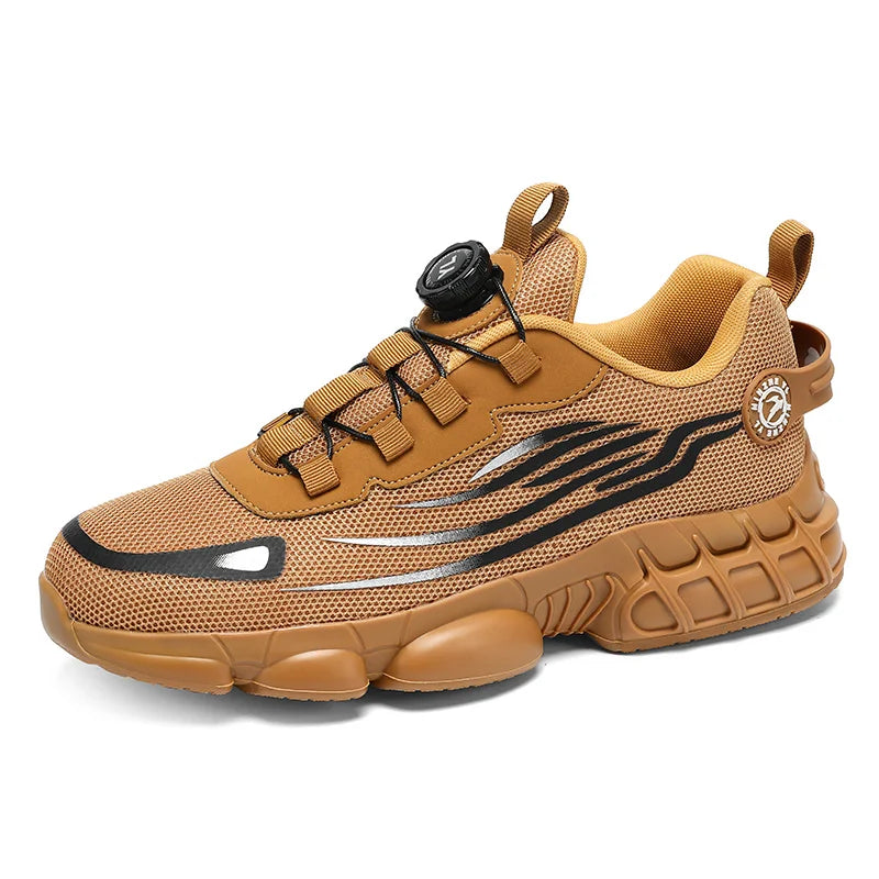 Chaussures décontractées pour hommes (sans embout en acier), baskets adaptées à la randonnée, à la marche, baskets décontractées pour cadeaux