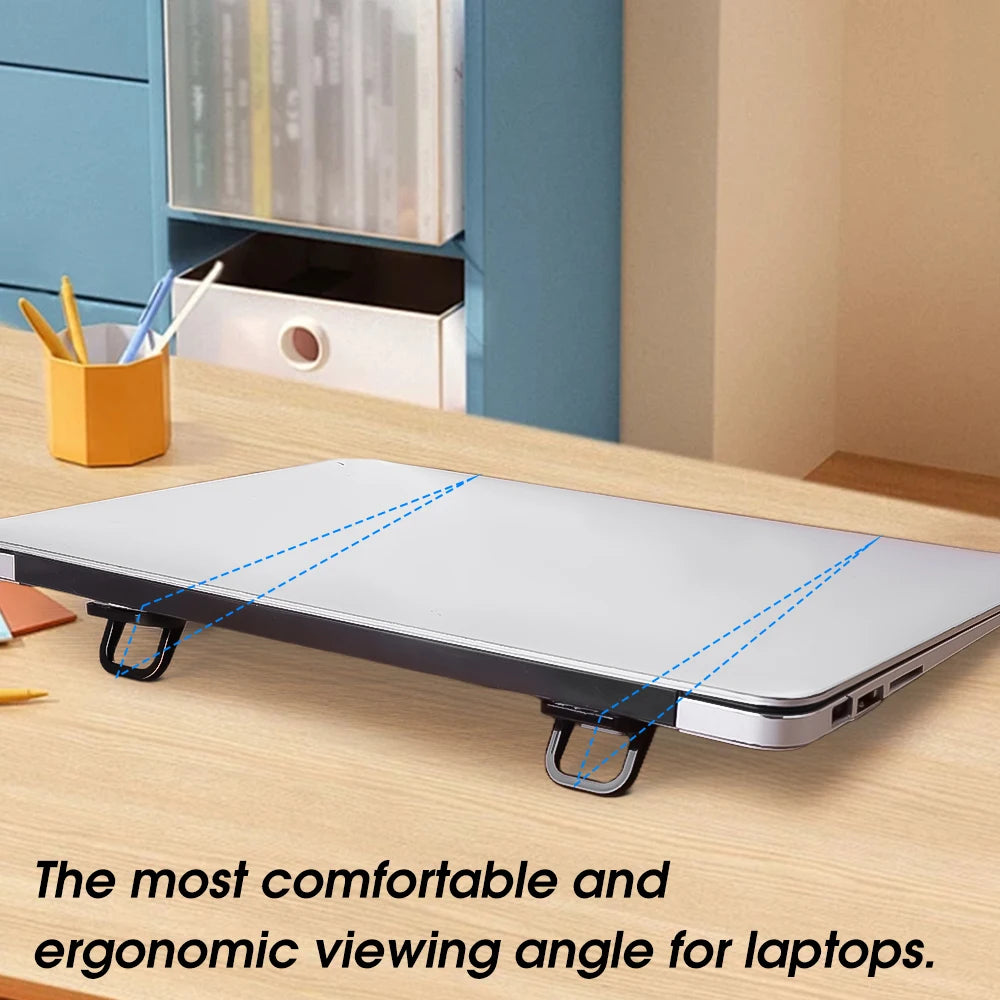 2 supports de clavier, mini support pour ordinateur portable pour bureau, support portable compatible avec MacBook Air Pro, Dell XPS, HP et plus.