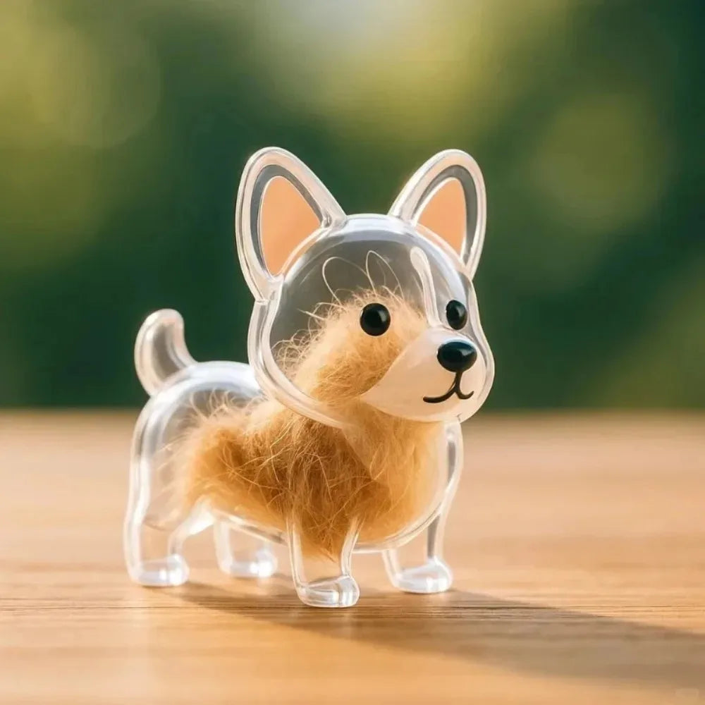 Pendentif de rangement de cheveux de chiens, mignon, pendentif de sac, Couple, porte-clés de voiture, bijoux, Collection Souvenir, cadeau de décoration, accessoires pour chiens