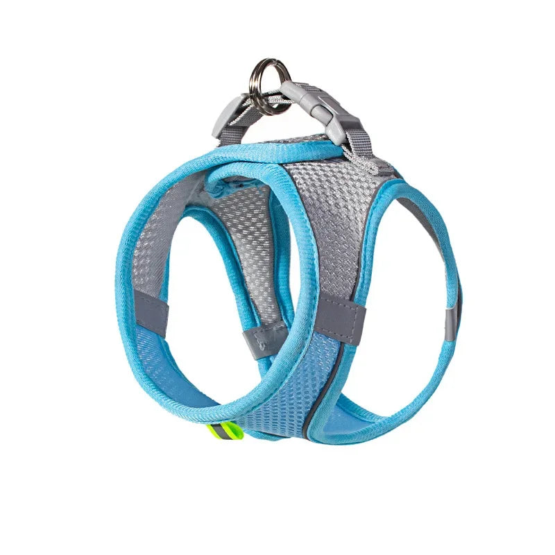 Accessoires pour chiens et chats, collier pour petits chiens, gilet de sécurité, corde de poitrine pour animaux de compagnie, couverture pour chiens, harnais respirant et réglable, fournitures, produits