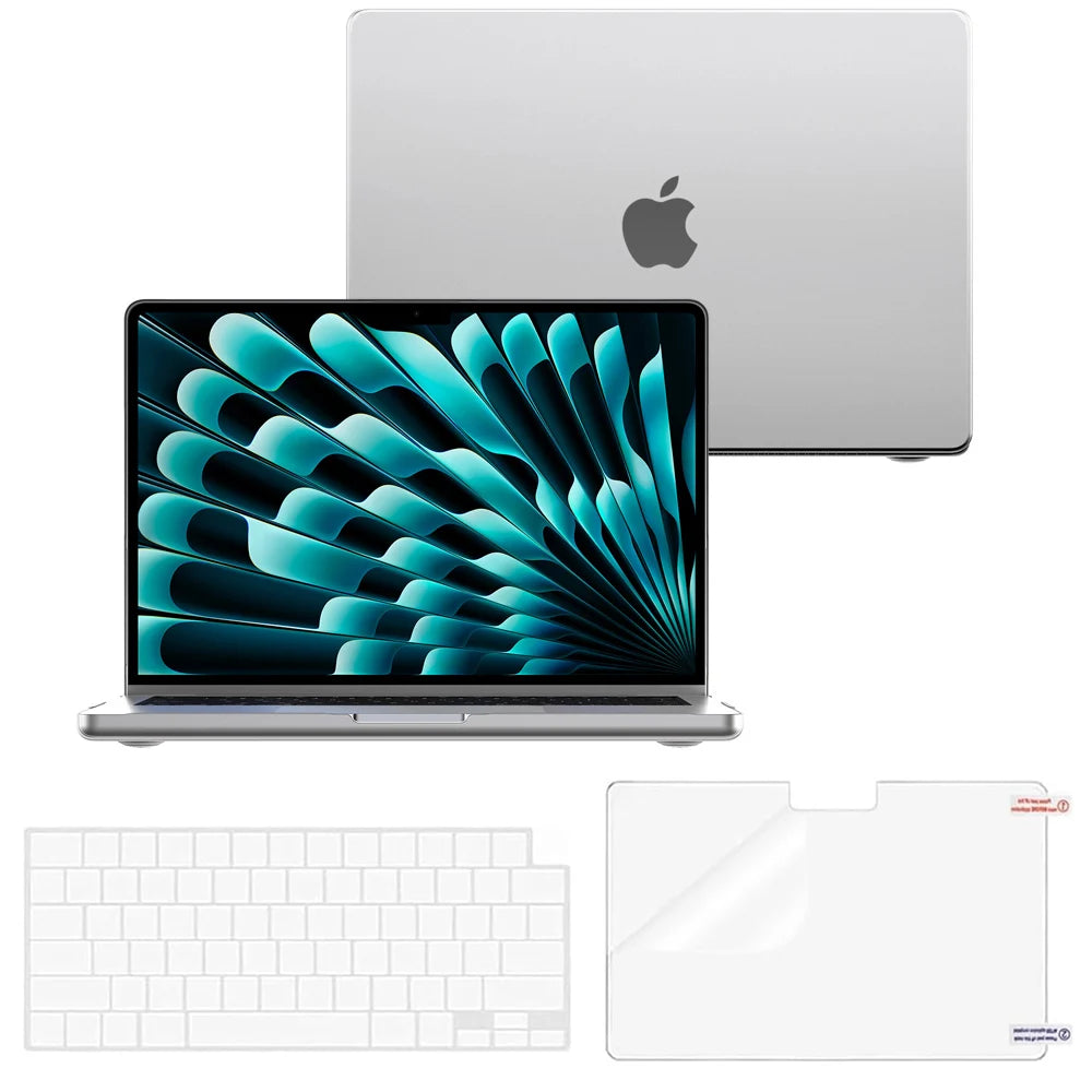 Nouvelle coque d'ordinateur portable 2026 pour Macbook Air 13,6 pouces (puces M5, M4, M3, M2) 2026-2022, Air 15 (puce M5), pour Macbook Pro 14/16 (puces M5/Max) 2026