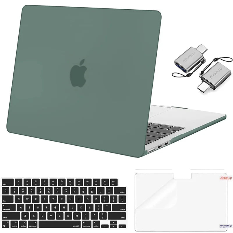 Étui pour ordinateur portable 2020 2024 2023 MacBook Air 13 15 16 Pro 14 pouces M4 M3 M2 M1 A3112 A3185 A3401 A2918 A3240 A3113 A2681