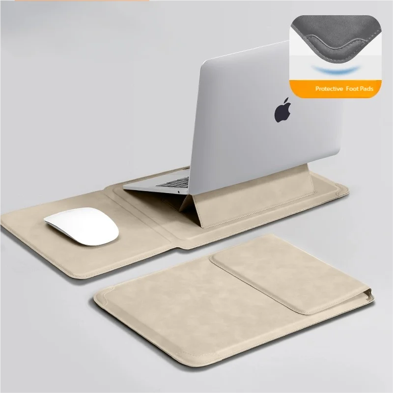 Housse pour ordinateur portable 13 14 15 15.6 16 pouces pour Huawei HP DELL sac pour Macbook Air Pro 13 13.6 M4 étui pour ordinateur portable avec support hommes femmes