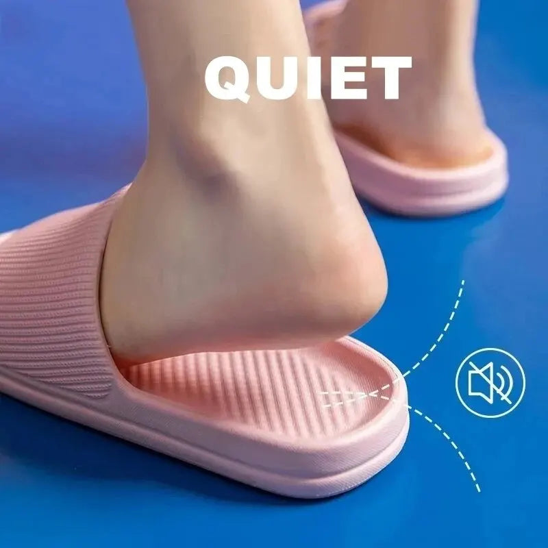Chaussures de douche de massage à semelle souple pour hommes et femmes, pantoufles à la mode, imperméables, non ald, maison, loisirs, couples