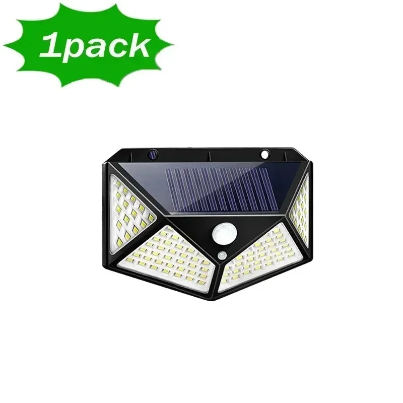 Lampe solaire LED multifonctionnelle avec détecteur de mouvement, lumière du soleil étanche, décoration de jardin extérieur, 62 projecteurs