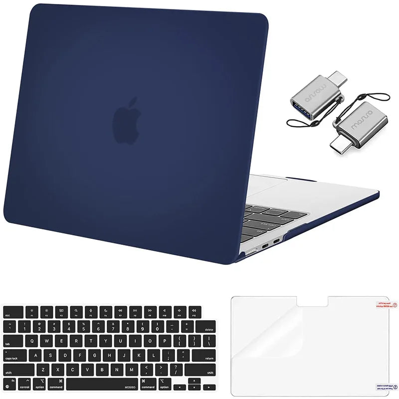 Étui pour ordinateur portable 2020 2024 2023 MacBook Air 13 15 16 Pro 14 pouces M4 M3 M2 M1 A3112 A3185 A3401 A2918 A3240 A3113 A2681