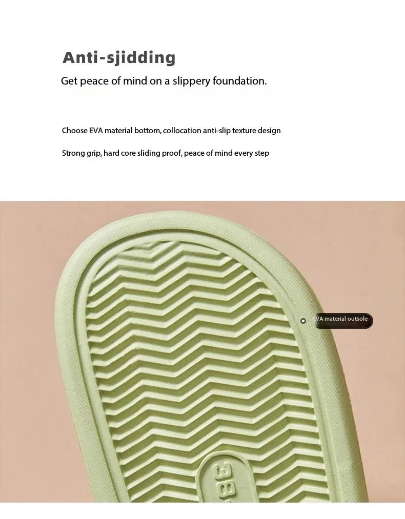 Chaussures de douche de massage à semelle souple pour hommes et femmes, pantoufles à la mode, imperméables, non ald, maison, loisirs, couples