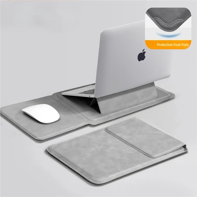 Housse pour ordinateur portable 13 14 15 15.6 16 pouces pour Huawei HP DELL sac pour Macbook Air Pro 13 13.6 M4 étui pour ordinateur portable avec support hommes femmes
