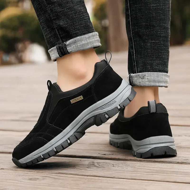 Chaussures de sport pour hommes, élégantes et sportives, les meilleures chaussures de marche légères, noires, confortables et plates pour les personnes paresseuses, taille 46