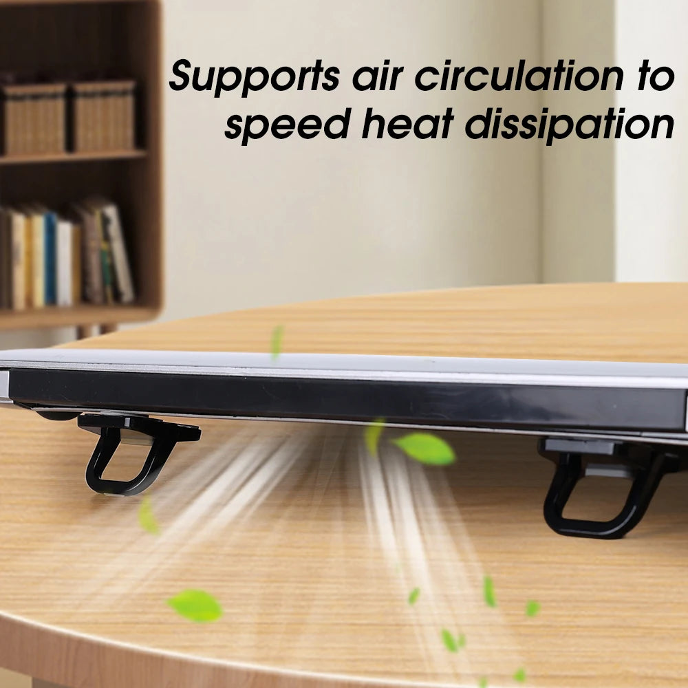 2 supports de clavier, mini support pour ordinateur portable pour bureau, support portable compatible avec MacBook Air Pro, Dell XPS, HP et plus.