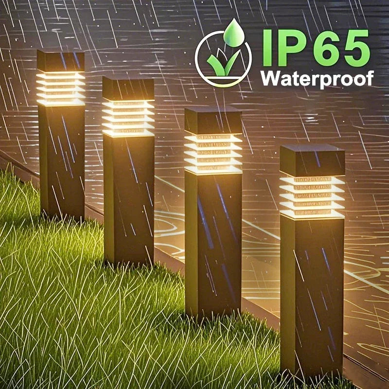 Lampe solaire LED pour chemin, décoration de jardin, pelouse, patio, balcon, cour, allée, lampes solaires