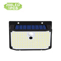Applique Murale Solaire à 158 LED avec Détecteur de Mouvement, Imperméable et Sans Fil, Éclairage d'Extérieur, 3 Modes de Sécurité, Idéal pour un Jardin, une Clôture, une Cour, un Garage