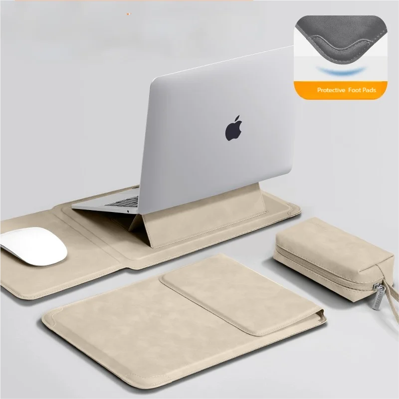 Housse pour ordinateur portable 13 14 15 15.6 16 pouces pour Huawei HP DELL sac pour Macbook Air Pro 13 13.6 M4 étui pour ordinateur portable avec support hommes femmes