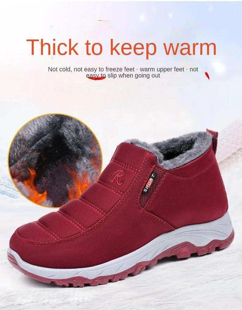 Chaussures pour hommes automne hiver décontracté coton chaud résistant à l'usure semelle épaisse abordable livraison gratuite