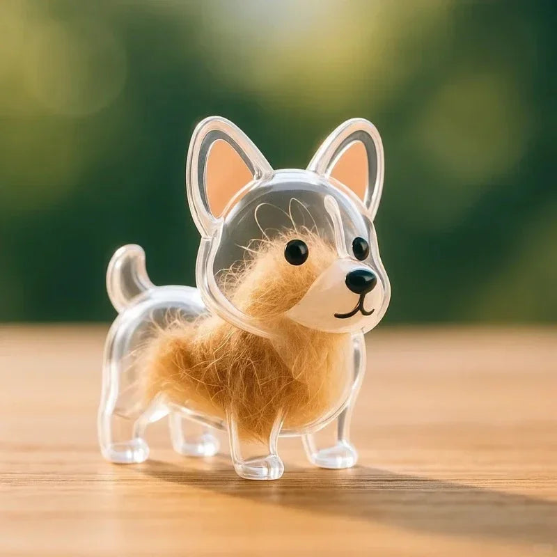 Pendentif de rangement de cheveux de chiens, mignon, pendentif de sac, Couple, porte-clés de voiture, bijoux, Collection Souvenir, cadeau de décoration, accessoires pour chiens