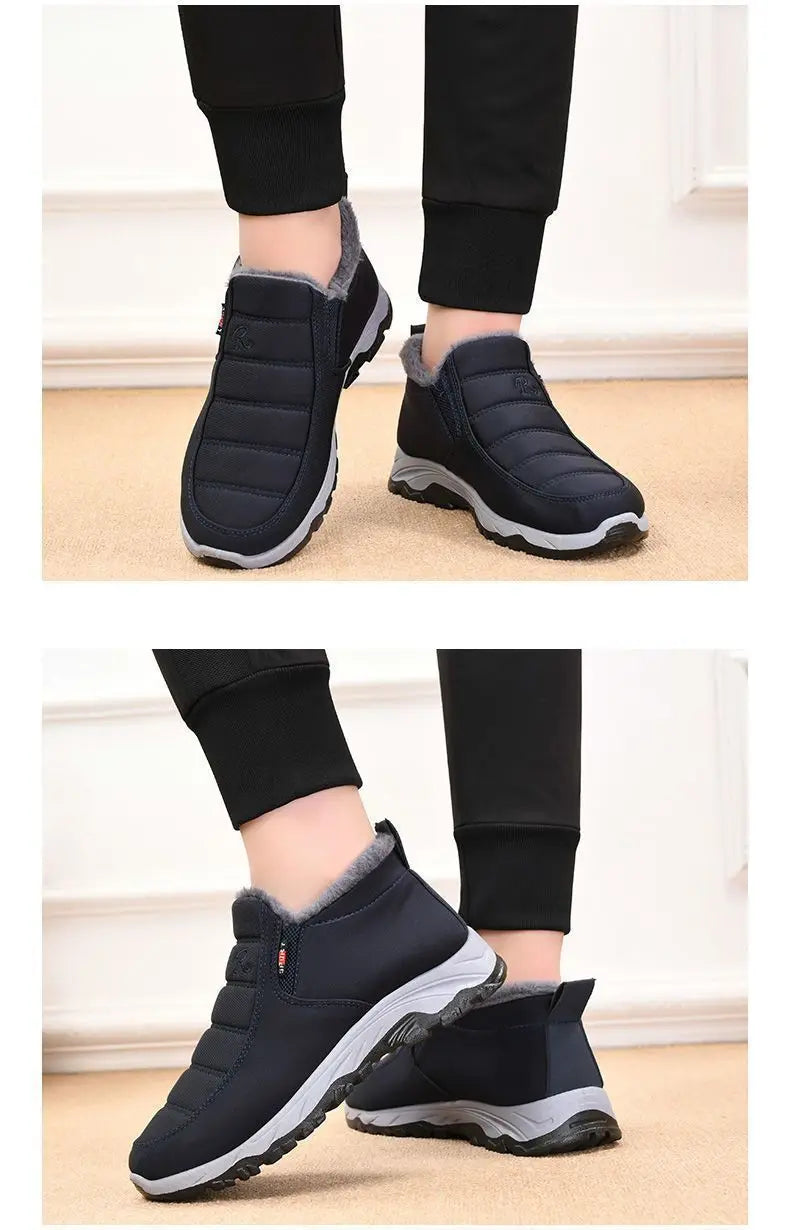Chaussures pour hommes automne hiver décontracté coton chaud résistant à l'usure semelle épaisse abordable livraison gratuite